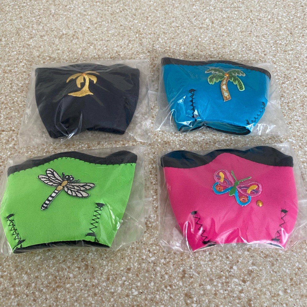 Handcrafted Set of 4 Beverage Coolers